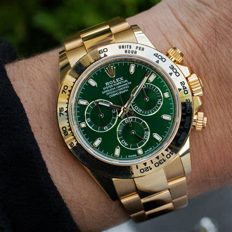 green face rolex daytona